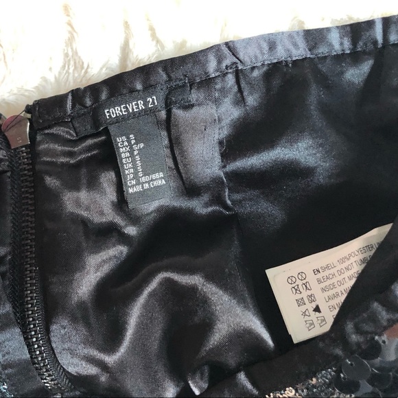 Forever 21 Sequin Floral Mini Skirt - Picture 5 of 12